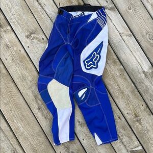 Fox 180?Youth Blue and White Motocross Pants